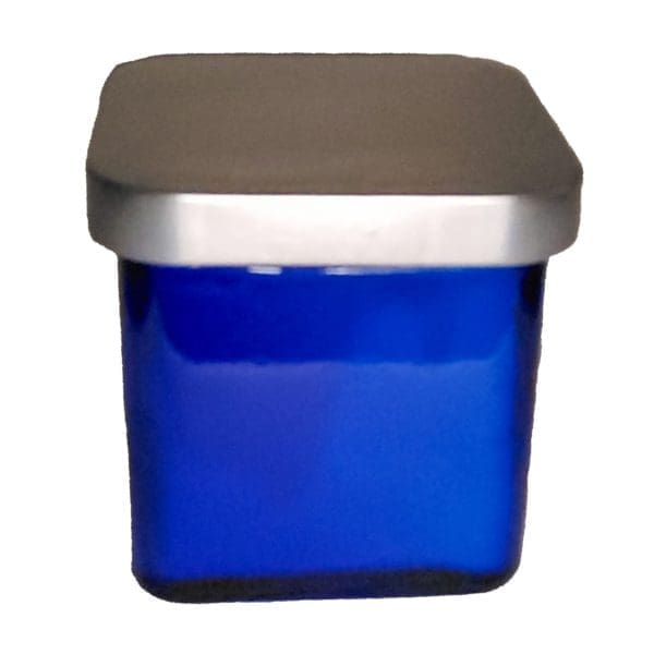 glass container candle