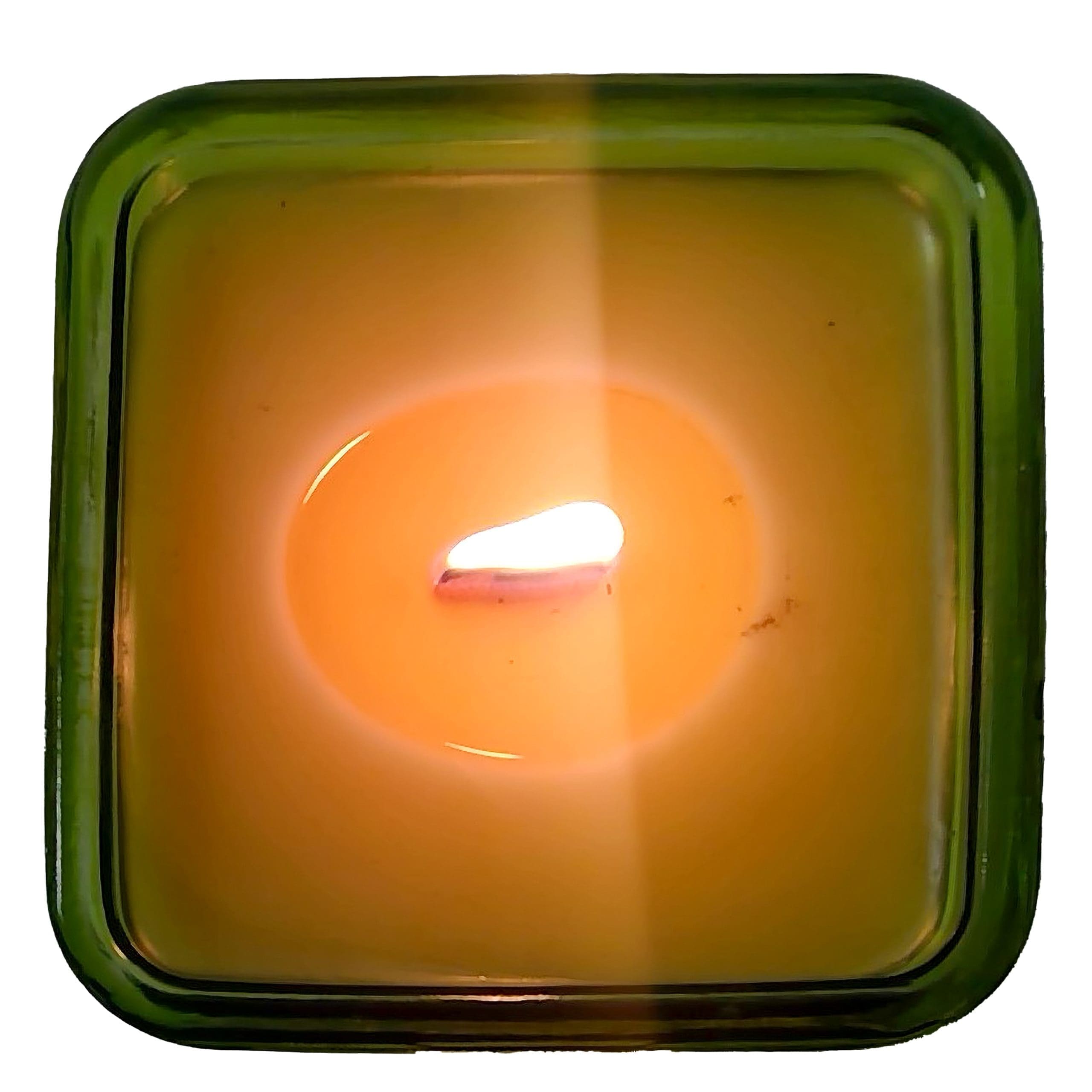 Shows "tunneling" on a candle