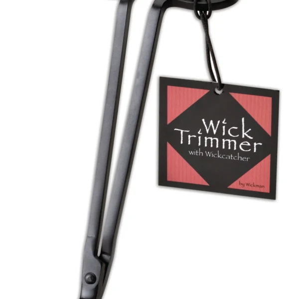wickman candle trimmer tool in matte black finish