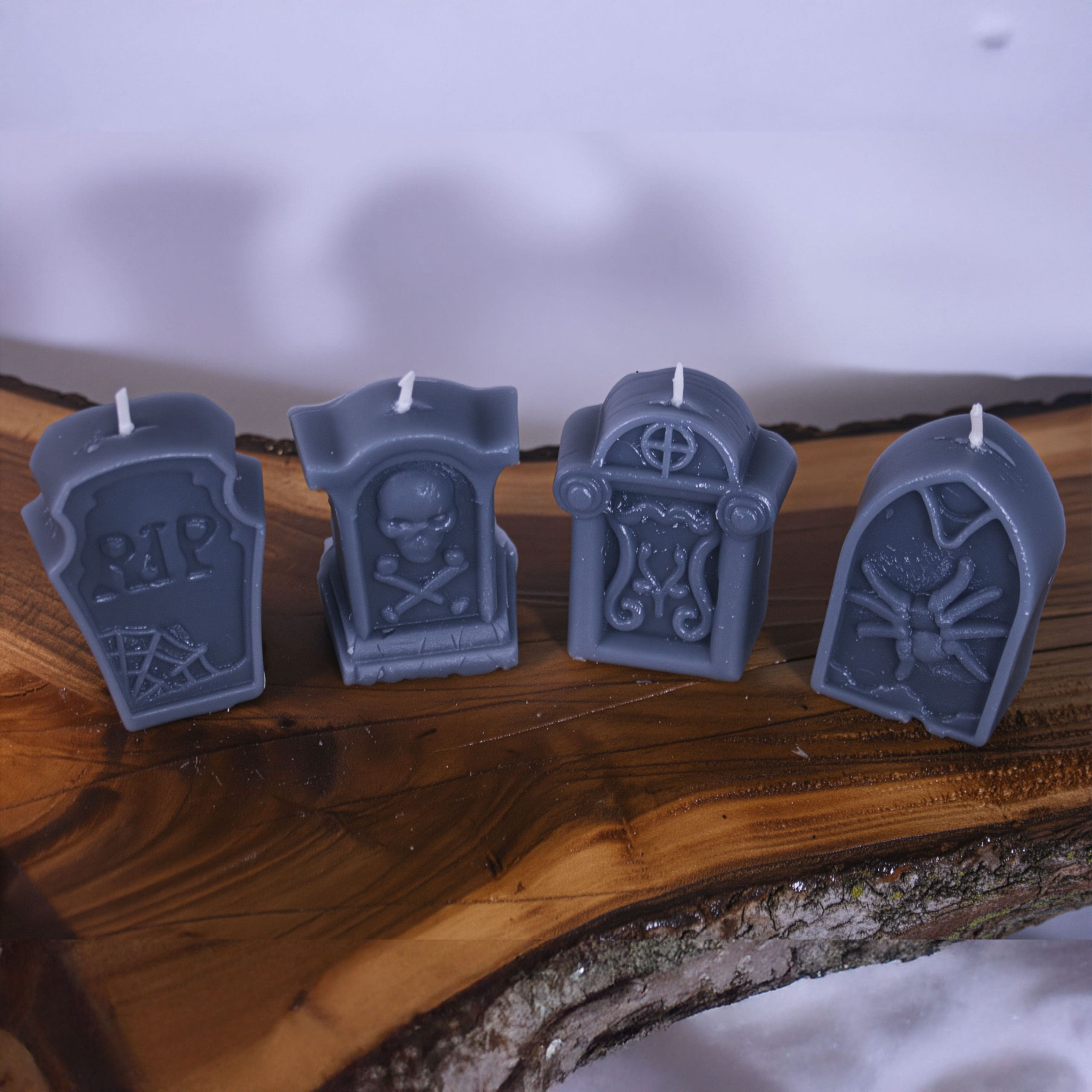 Hallowwwen Grave Candles